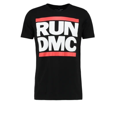 Abbildung von Mister Tee Herren Run DMC Logo XXL Black