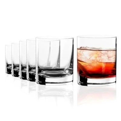 Abbildung von Stölzle Lausitz Whisky Gläser New York Bar 6er Set 190 ml Hochwertige Tumbler in zeitlosem Design Whiskygläser aus bleifreiem Kristallglas Spülmaschinen &amp; stoßfest, Made Germany