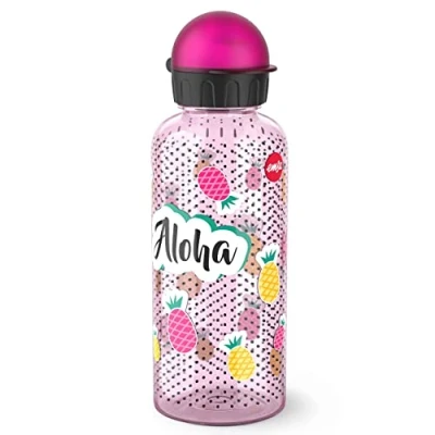 Abbildung von Emsa N30606 Teens Tritan Trinkflasche Fassungsvermögen: 0,6 Liter 100% sicher/praktisch/hygienisch/dicht/unbedenklich cleverer Trinkverschluss robust Design: Aloha