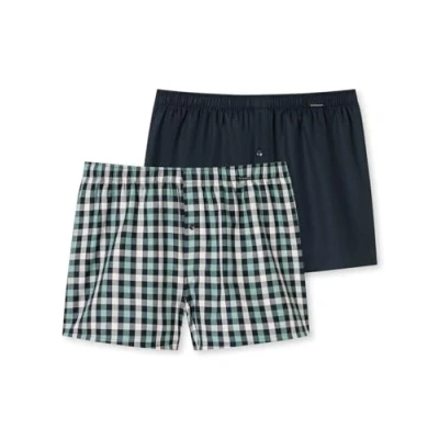 Abbildung von Schiesser 2 PACK Boxershorts, Herren, Größe: XXL, Navyblue