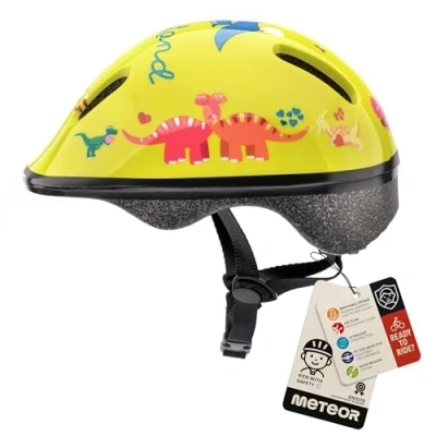 Abbildung von meteor® kinderfahrradhelm Sicherer Fahrradhelm Kinder Helm rollerhelm Jungen für Mountainbike Inliner skaterhelm BMX fahradhelm Scooter Bike Helmet
