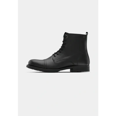 Abbildung von Jack &amp; Jones Jfwshaun BOOT Schnürstiefelette, Herren, Größe: 40, Anthracite Schuhe