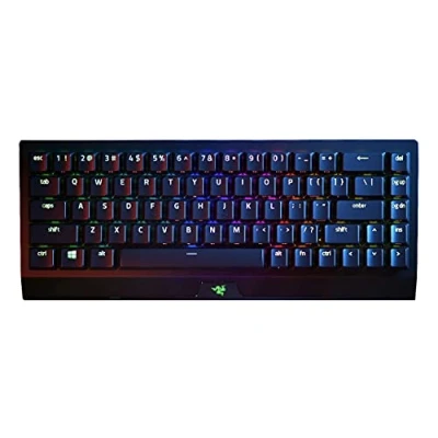 Abbildung von Razer BlackWidow V3 Mini HyperSpeed (Yellow Switch) Kabellose 65% Mechanische Gaming Tastatur (Geräuschlose Switches, Bluetooth, USB C) QWERTZ DE Layout Schwarz