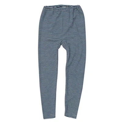 Abbildung von Cosilana, Kinder Leggings 70% Wolle 30% Seide (104, Marine Natur)