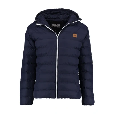 Abbildung von Urban Classics Basic Bubble Jacket Winterjacke, Herren, Größe: XL, Navy/white/navy