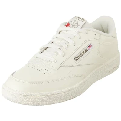 Abbildung von Reebok Classic CLUB C 85 Unisex Sneaker low, Größe: 44.5, Chalk/chalk/army green Leder