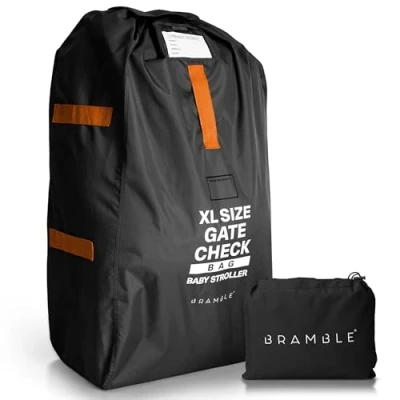 Abbildung von Bramble Transporttasche Kinderwagen (Schwarz) Reisetasche/Schutzhülle Flugzeug Buggy Tasche 120 x 60cm