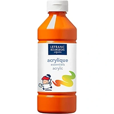 Abbildung von Lefranc &amp; Bourgeois &quot;Value Serie&quot; Kinder Acrylfarben, 500ml Tube Orange