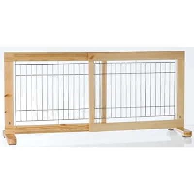 Abbildung von TRIXIE stufenlos verstellbaresTürgitter &quot;Absperrgitter, Holz, 65108 x 50 cm, braun&quot; 3944