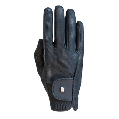 Abbildung von Roeckl Sports Reithandschuh ROECK Grip LITE, Turnier Sommer Handschuh, Schwarz 6.5
