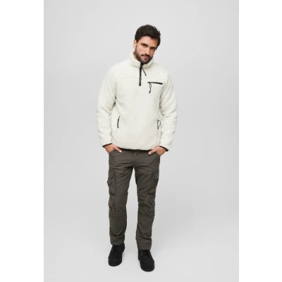 Abbildung von Brandit Fleecepullover, Herren, Größe: Medium, White