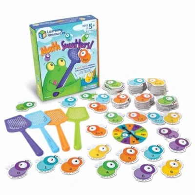 Abbildung von Learning Resources Additions und Subtraktionsspiel Mathe Insel, Lernspiele, Mathematikspiele für Kinder ab 6 Jahren, pädagogisches Spielzeug, Kinder, Lernspiele drinnen, 6+