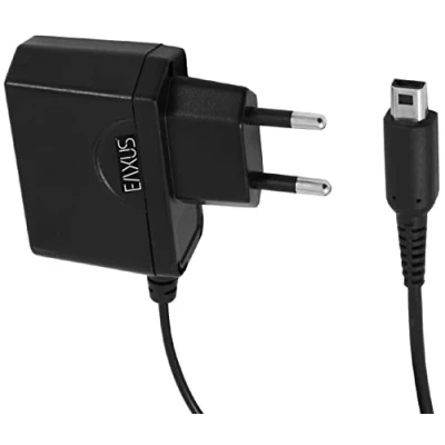 Abbildung von Eaxus® Ladekabel Geeignet für Nintendo 3DS XL, 3DS, 2DS 2DS, new3DS, new2DS &amp; DSi 1000 mA Schnellladegerät Netzteil, Schwarz