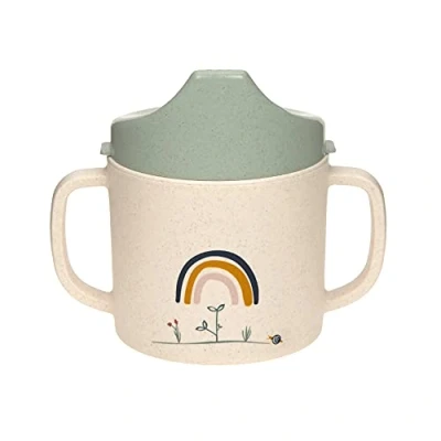 Abbildung von LÄSSIG Kinder Trinklernbecher mit Henkel und abnehmbarem Deckel 150 ml/Sippy Cup Garden Explorer