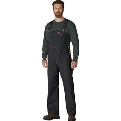 Abbildung von Dickies Herren Bib Overalls, Schwarz abgespült, 30W / 30L