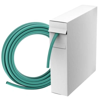 Abbildung von Gocableties Hochwertige Schrumpfschlauch Grün 4,8 mm x 10 m Schrumpfverhältnis 2:1 wasserdichter schrumpfschläuche zur Kabelisolierung, Markierung, Kabelbündelung und für Reparaturen