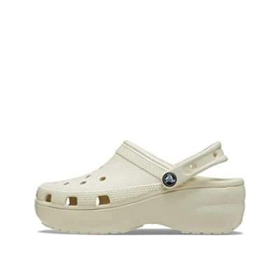Abbildung von Crocs Classic Platform Clog 206750 2Y2, Womens slides, beige, 37/38 EU