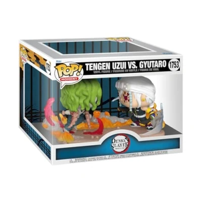 Abbildung von Funko Pop! Moments: DS Tengen Uzui Vs Gyutaro Demon Slayer Vinyl Sammelfigur Geschenkidee Offizielle Handelswaren Spielzeug Für Kinder und Erwachsene Anime Fans