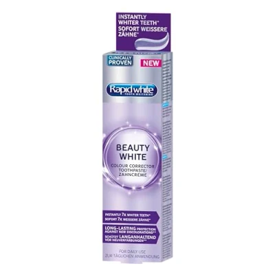 Abbildung von Rapid White Beauty Zahncreme Für 7x weißere Zähne Ohne Wasserstoffperoxid Wirksame Formel 75 ml