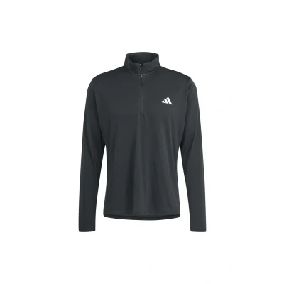 Abbildung von adidas Performance Train Essentials 1/4ZIP Langarmshirt, Herren, Größe: Medium, Black