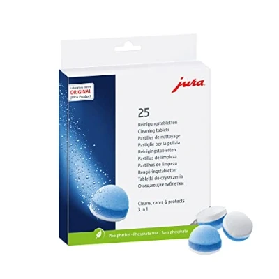Abbildung von Jura 3 Phasen Reinigungstabletten 25 Stück 25045