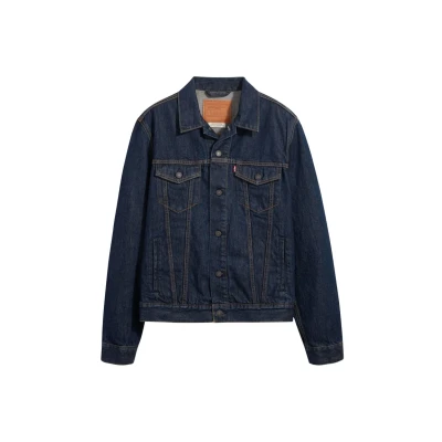 Abbildung von Levi&#039;s THE Trucker Jacket Jeansjacke, Herren, Größe: Small, Med indigo