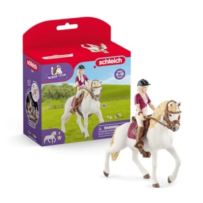 Abbildung von schleich 42540 HORSE CLUB Sofia &amp; Blossom, 10 Teile Spielset mit Pferde Figur und vollbeweglicher Mädchenfigur, Spielzeug für Kinder ab 5 Jahren