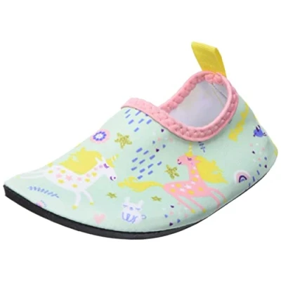Abbildung von Playshoes Unisex Kinder Barfuß Schuhe Wassersportschuh, Einhorn, 24/25 EU