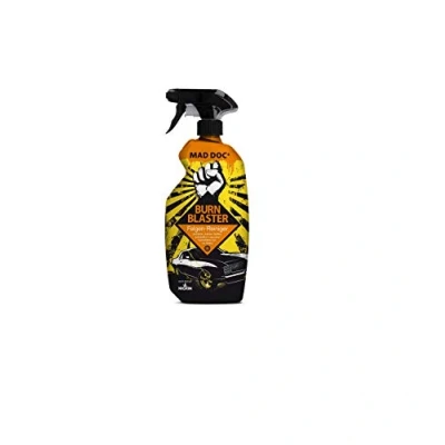 Abbildung von NIGRIN MAD DOCs Felgenreiniger BURN BLASTER, für polierte, verchromte und matte Stahl Leichtmetallfelgen, 750 ml