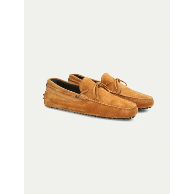 Abbildung von Aurélien Driving Shoes Mokassins Veloursleder Suede Herren Orange Größe 40 Italienischer handgemachter mediterraner Stil &amp; exklusiver Luxus Schuhe