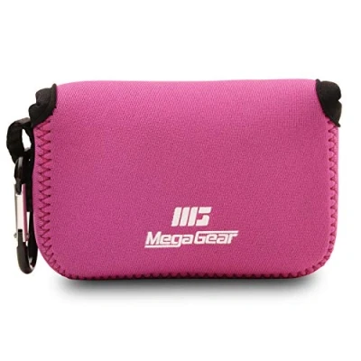Abbildung von MegaGear MG792 Nikon Coolpix W100, S33 Ultraleichte Kameratasche aus Neopren Rosa