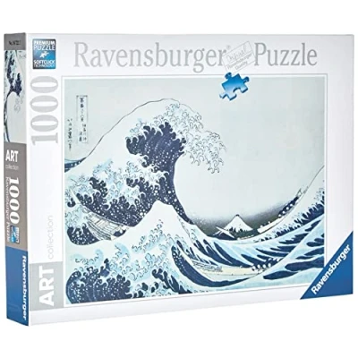 Abbildung von Ravensburger 16722 7 The Wave Off Arte Botticelli Puzzles, Kanagawa: Die Große Welle, 1000 Pezzi