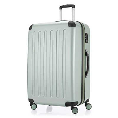 Abbildung von HAUPTSTADTKOFFER SPREE Großer Hartschalen Koffer Trolley Rollkoffer Reisekoffer, 4 Doppel Rollen, 75 cm, 119 L, Mint