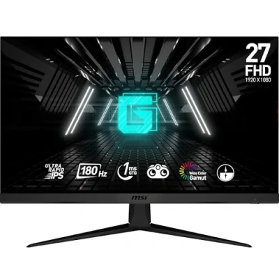 Abbildung von MSI G2712FDE 27 Zoll FHD Gaming Monitor 1920 x 1080 Ultra Rapid IPS Panel, 180 Hz / 1ms (GtG), 96% sRGB, Adaptive Sync DP 1.2a, HDMI 2.0b CEC