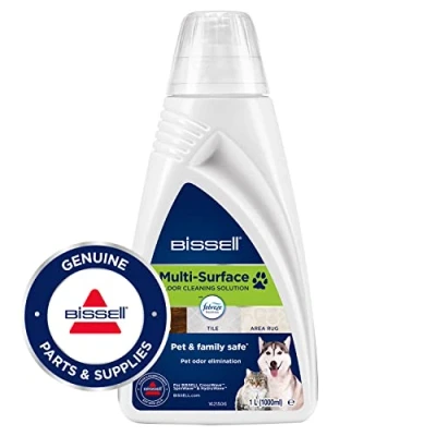 Abbildung von BISSELL Multi Surface Pet Reinigungsmittel Für Ihre Hartböden, Hartholzböden, Fliesen, Laminatböden, Vorleger &amp; Teppichböden Entfernt Flecken und Erfrischt 1L CrossWave Serie 2550