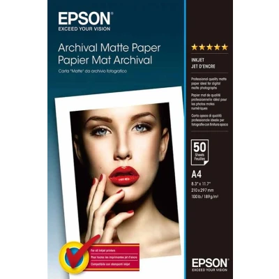 Abbildung von Epson C13S041342 Matte Archival Papier Inkjet 189g/m2 A4 50 Blatt Pack
