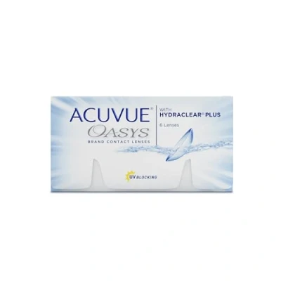 Abbildung von ACUVUE OASYS 2 Wochen Kontaktlinsen für Tag und Nacht mit 8,5 dpt BC 8.4 UV Schutz, Austrocknungsschutz &amp; extrem Komfortables Tragegefühl 6 Linsen