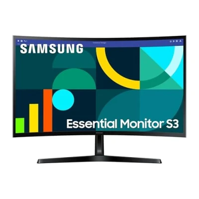 Abbildung von Samsung S36GD Essential Curved Monitor 27 Zoll, PC Bildschirm mit VA Panel, Full HD Auflösung, 4 ms Reaktionszeit, Bildwiederholrate 100 Hz, Eco Saving Plus, Flicker Free, Schwarz, S27D366GAU