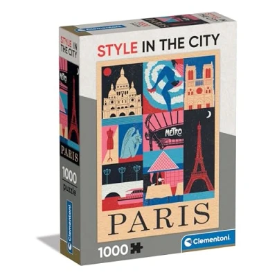 Abbildung von Clementoni Paris Puzzle 1000 Teile Erwachsene Frankreich in 70 x 50 cm anspruchsvoll von 39843