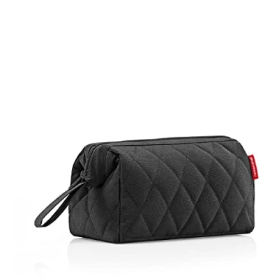 Abbildung von reisenthel travelcosmetic Starke robuste und praktische Reisekosmetiktasche, Handschlaufe, wasserabweisendes Material, Couleur:Rhombus Black