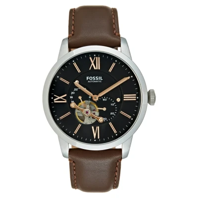 Abbildung von Fossil Townsman Uhr, Herren, Größe: One Size, Dunkelbraun