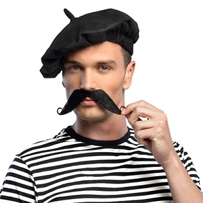 Abbildung von Boland Bart, selbstklebend, Polyester, Accessoire, Make Up, Kostüm, Karneval, Mottoparty