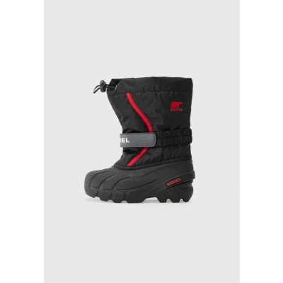 Abbildung von Sorel Flurry Boot Schneestiefel, Black/Bright Red 2024, 31 EU