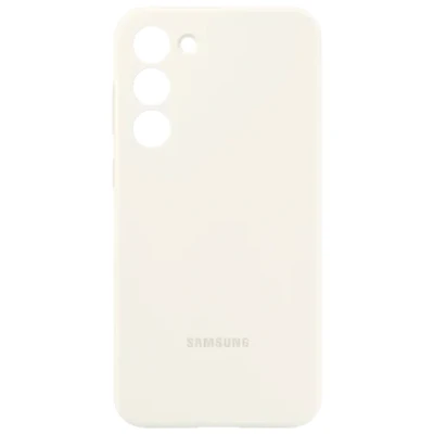 Abbildung von Samsung Silikon Back Cover Weiß Galaxy S23+
