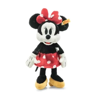 Abbildung von Steiff Kuscheltier Disney Originals Minnie Mouse, Süßes Stofftier, Kinder, Jungen &amp; Mädchen, Soft Cuddly Friends, Plüschtier 31 cm, Mehrfarbig, 024511