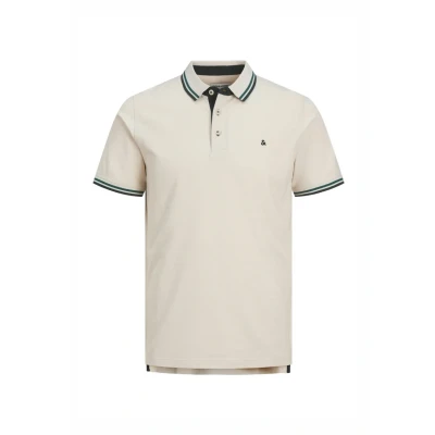 Abbildung von Jack &amp; Jones Poloshirt, Herren, Größe: Small, Moonbeam