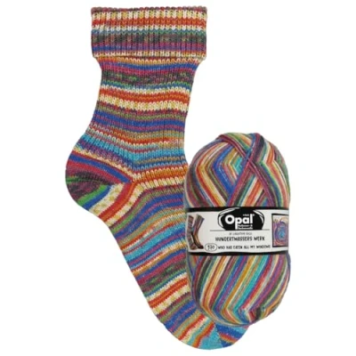 Abbildung von Opal Nach Hundertwasser Auflage 4055 970 (425m) 4 Lagig Langlebig Socke Garn 1x100g