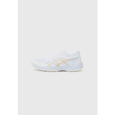 Abbildung von Asics Upcourt 6 Unisex Handballschuh für Kinder, Größe: 32.5, White/champagne Schuhe