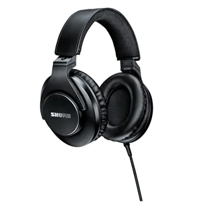 Abbildung von Shure SRH440A Over Ear Kabel Kopfhörer für Überwachung und Aufnahme, professionelle Studio Klasse, erweiterter Frequenzgang 2022 Version
