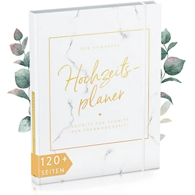 Abbildung von TWIVEE Der kompakte Hochzeitsplaner Wedding Planner deutsch über 120 Seiten Organizer für Eure Trauung Buch zur Hochzeit Ideales Verlobungsgeschenk